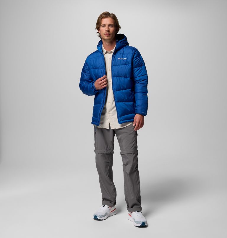 Giacca imbottita con cappuccio Fivemile Butte II da uomo, Color: Mountain Blue, image 2