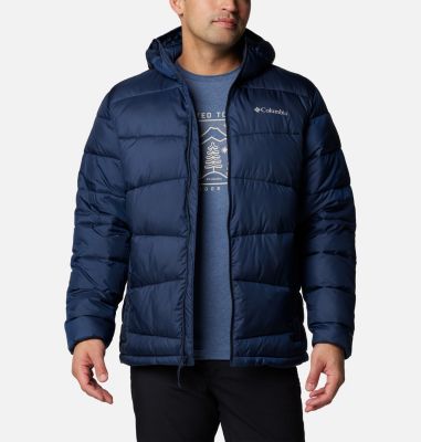 Giacca imbottita con cappuccio Fivemile Butte II da uomo, Color: Collegiate Navy, image 1