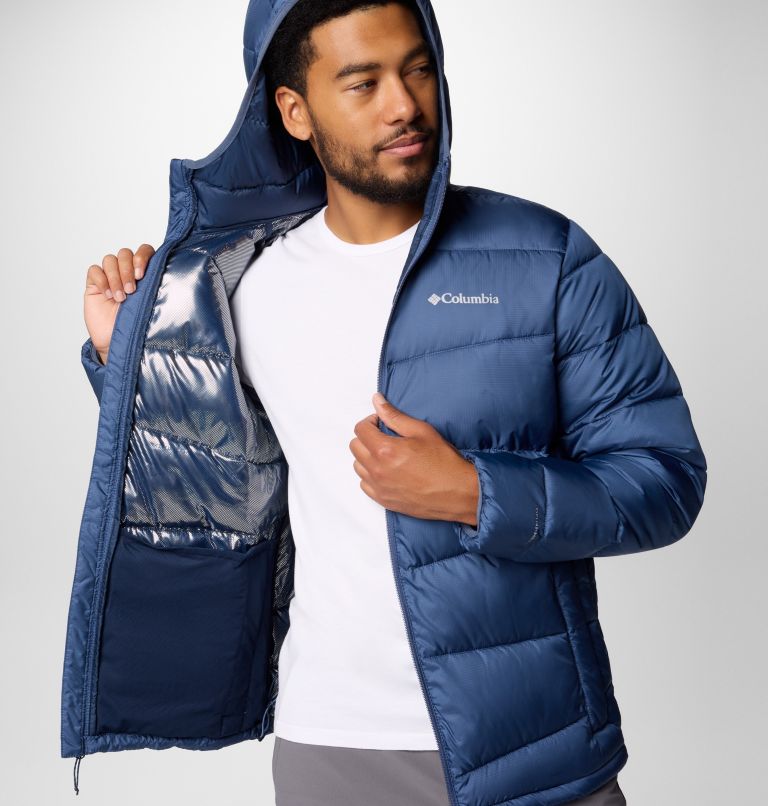 Chaqueta acolchada con capucha Fivemile Butte II para hombre, Color: Dark Mountain, image 7