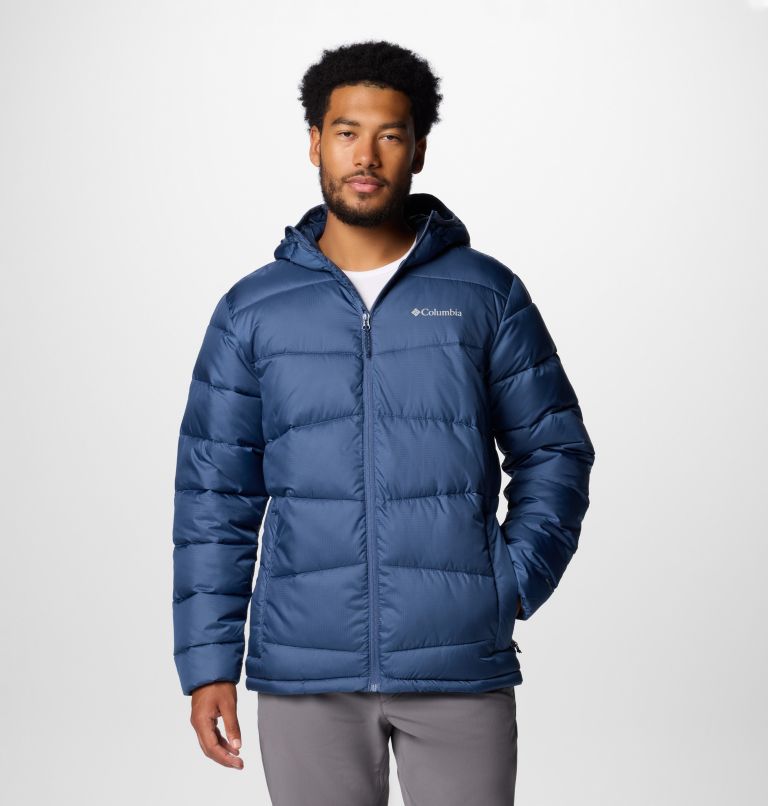 Columbia deals blue puffer jacket