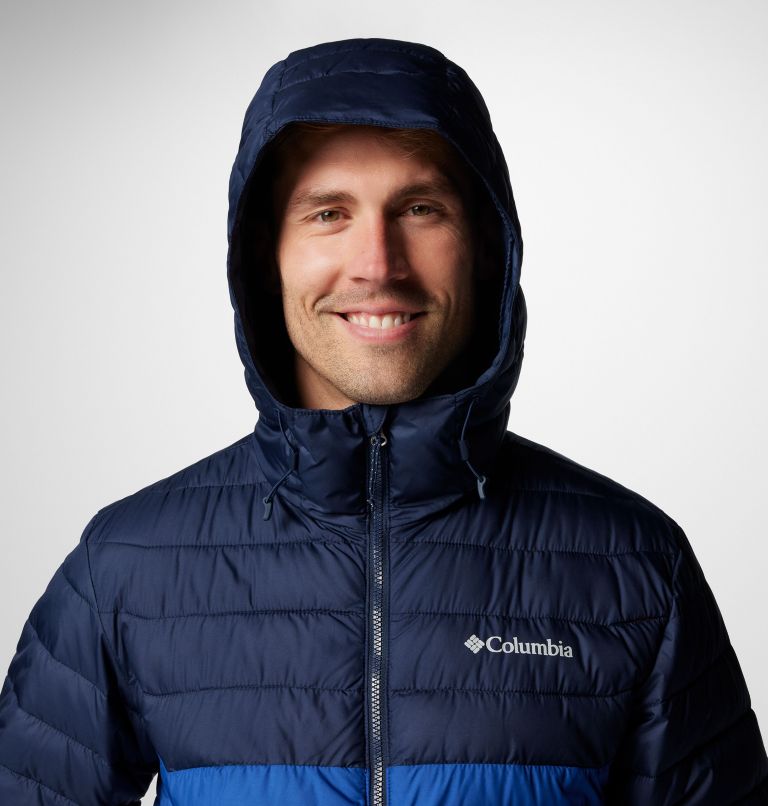 Columbia powder lite mens hooded insulated jacket online