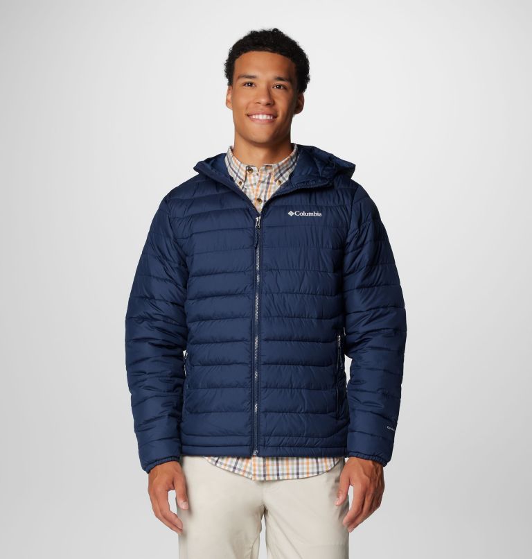 Columbia powder lite mens hooded insulated jacket on sale