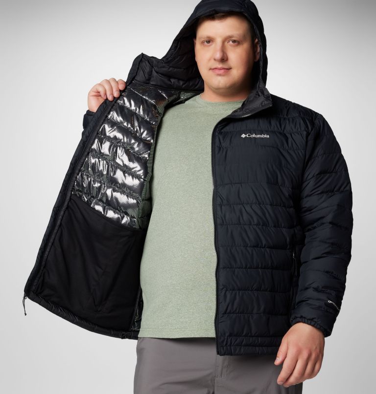 Columbia powder lite mens hooded insulated jacket sale