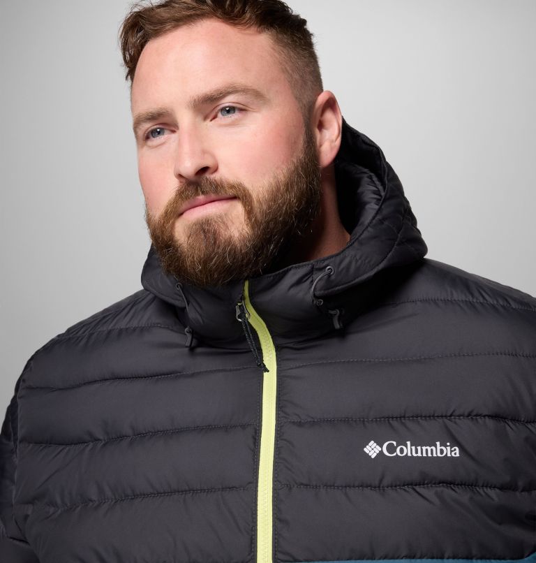 Men's Powder Lite II Hooded Jacket - Big, Color: Everblue, Shark, image 7