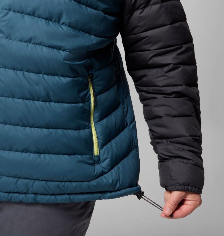 Men's Powder Lite II Hooded Jacket - Big, Color: Everblue, Shark, image 9
