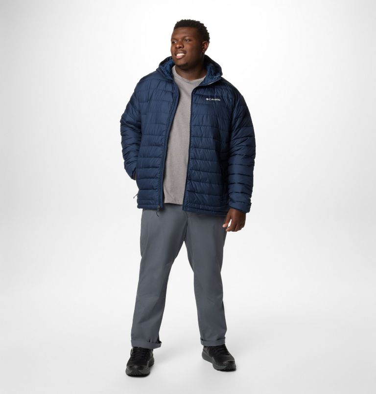 Men's Powder Lite II Hooded Jacket - Big, Color: Collegiate Navy, image 3