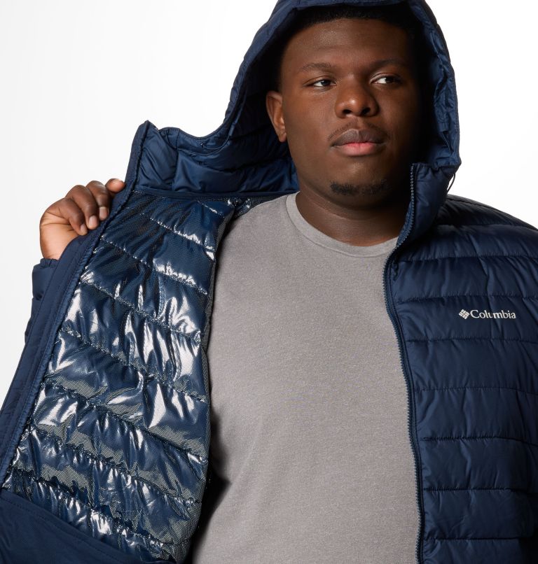 Men's Powder Lite II Hooded Jacket - Big, Color: Collegiate Navy, image 6