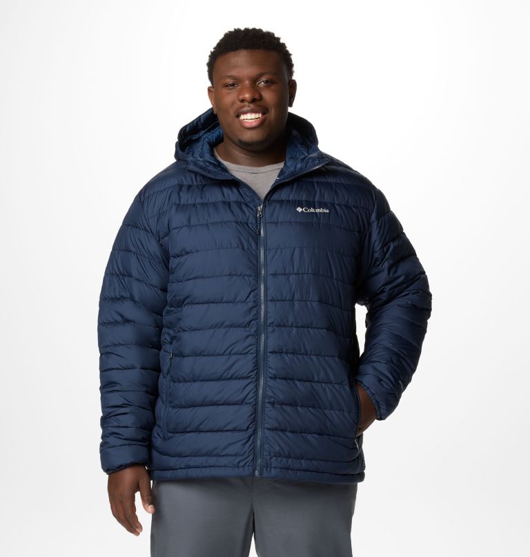 Men's Powder Lite II Hooded Jacket - Big, Color: Collegiate Navy, image 1