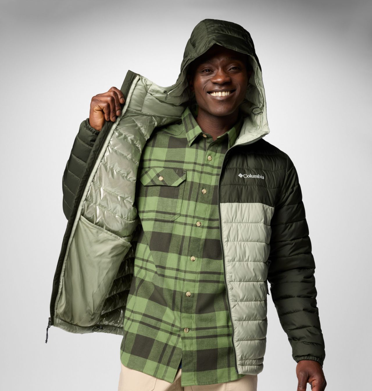 Men's Powder Lite™ II Hooded Jacket - Tall | 348 | 5XT 7