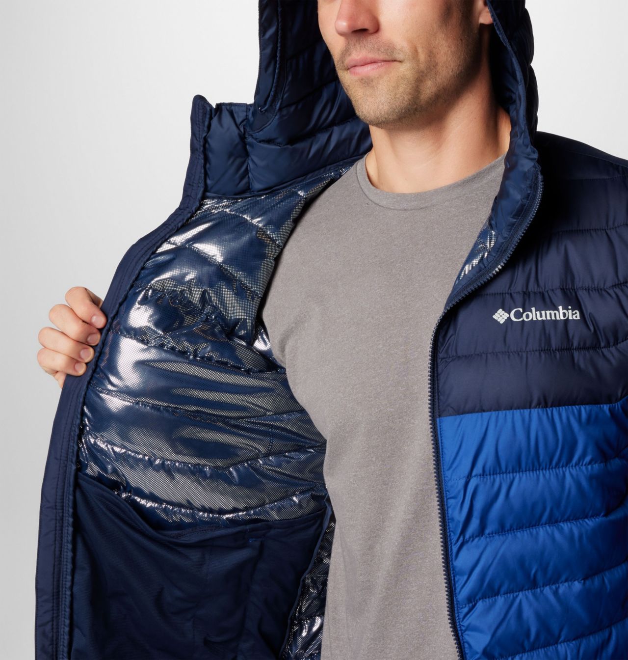 Men's Powder Lite™ II Hooded Jacket - Tall | 433 | 5XT 7