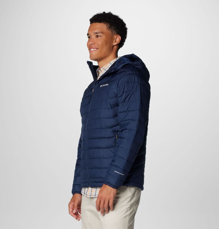 Men's Powder Lite II Hooded Jacket - Tall, Color: Collegiate Navy, image 4