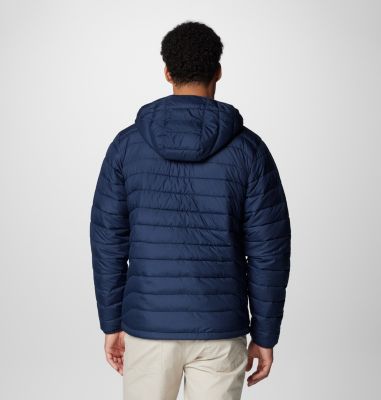 Men’s Powder Lite II Hooded Insulated Jacket, Color: Collegiate Navy, image 16