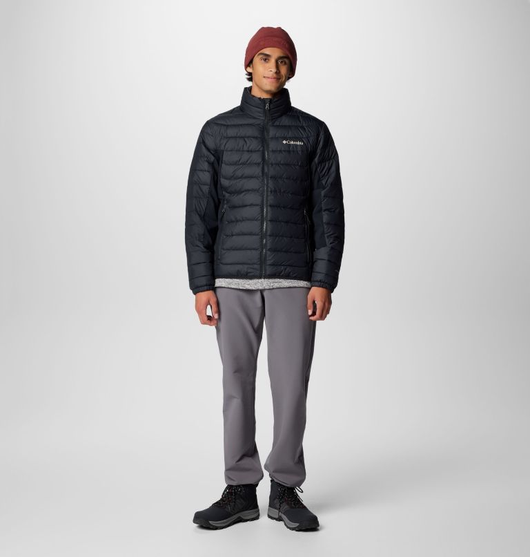 Manteau hybride Powder Lite II pour hommes, Color: Black, image 3