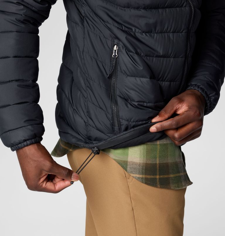 Men's Powder Lite II Jacket, Color: Black, image 6