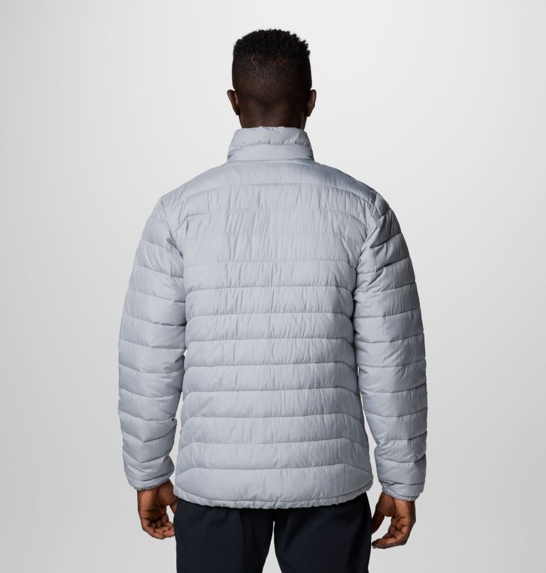 Men's Powder Lite II Jacket, Color: Columbia Grey, image 2