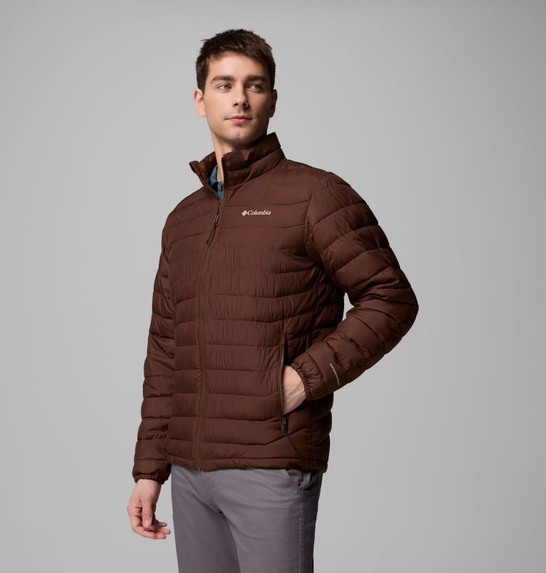Men's Powder Lite II Jacket, Color: Tobacco, image 4