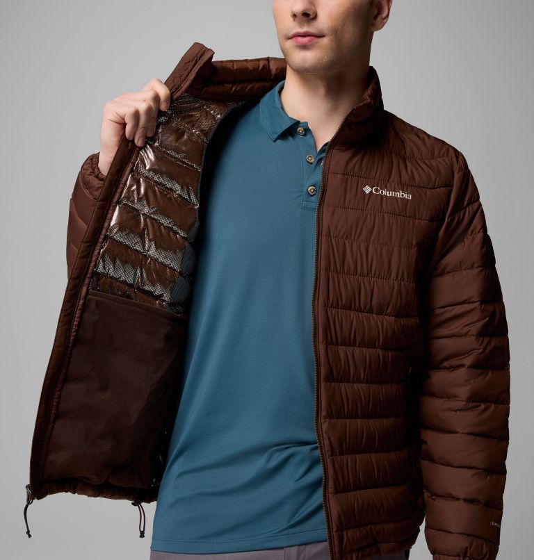 Men's Powder Lite II Jacket, Color: Tobacco, image 6