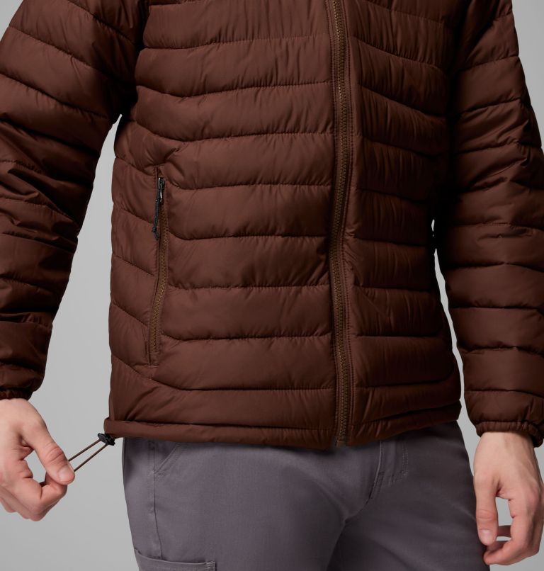 Men's Powder Lite II Jacket, Color: Tobacco, image 7