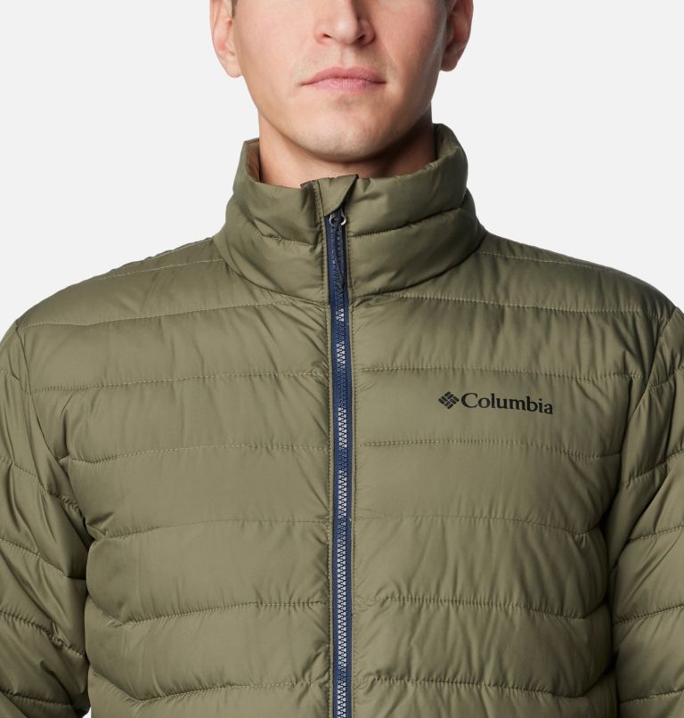 Men's Powder Lite II Jacket, Color: Stone Green, image 4