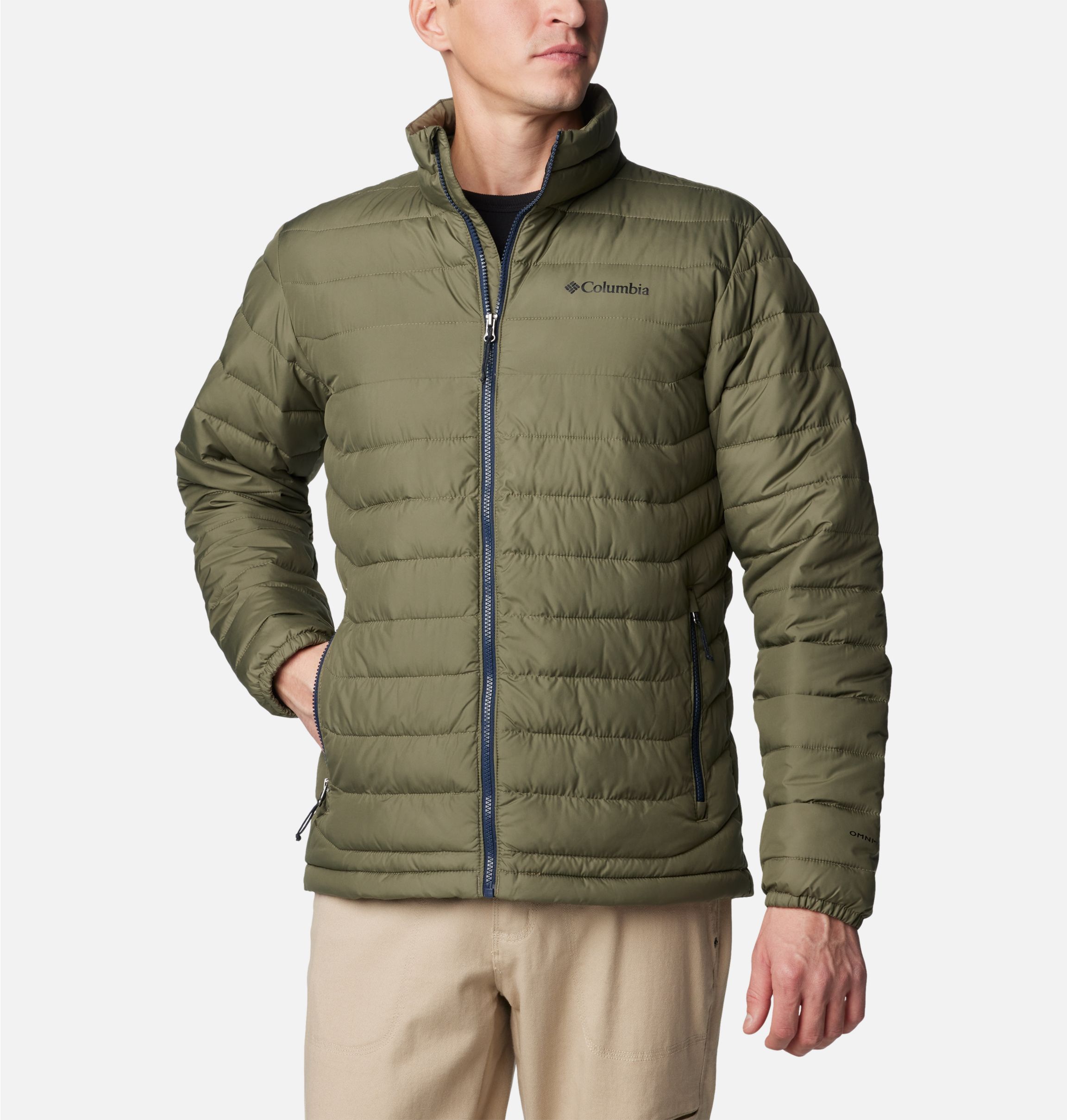 Top $160+ New Columbia Mens Omni-Heat Insulated Powder Jacket! L