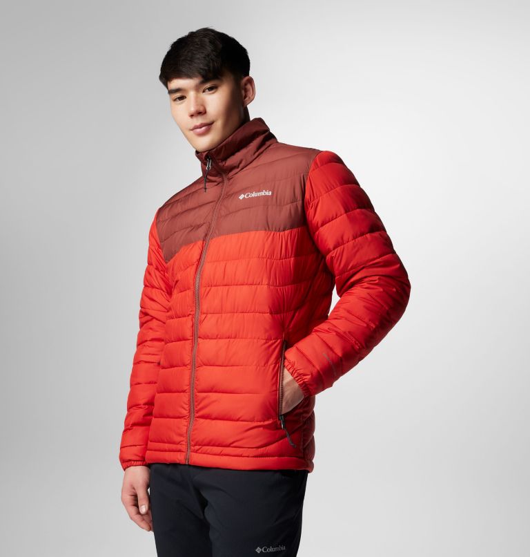 Manteau Powder Lite II pour hommes, Color: Sail Red, Spice, image 12