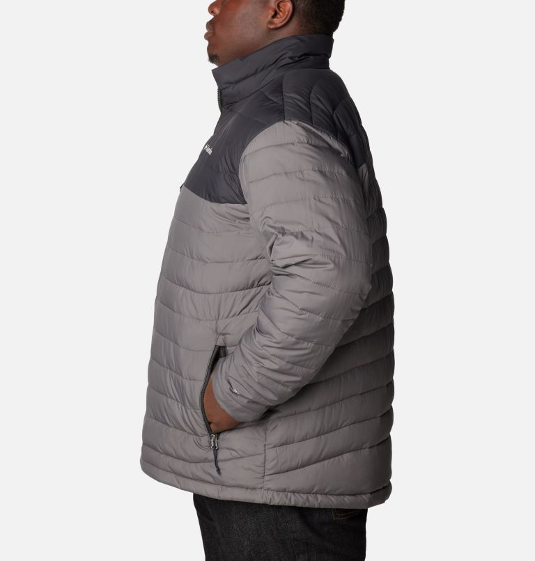 Men's Powder Lite II Jacket - Big, Color: City Grey, Shark, image 3