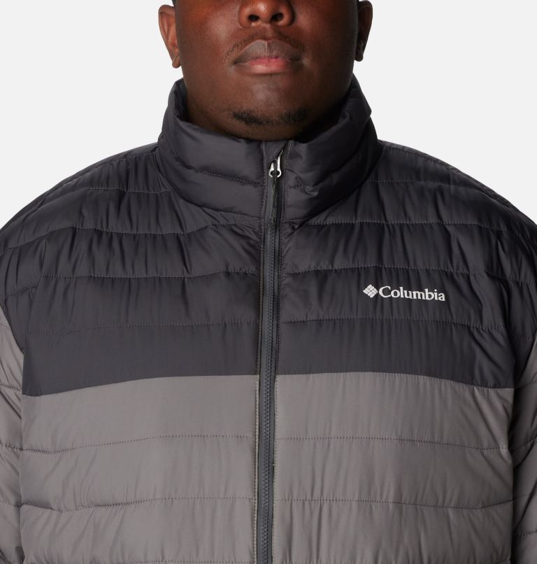 Men's Powder Lite II Jacket - Big, Color: City Grey, Shark, image 4