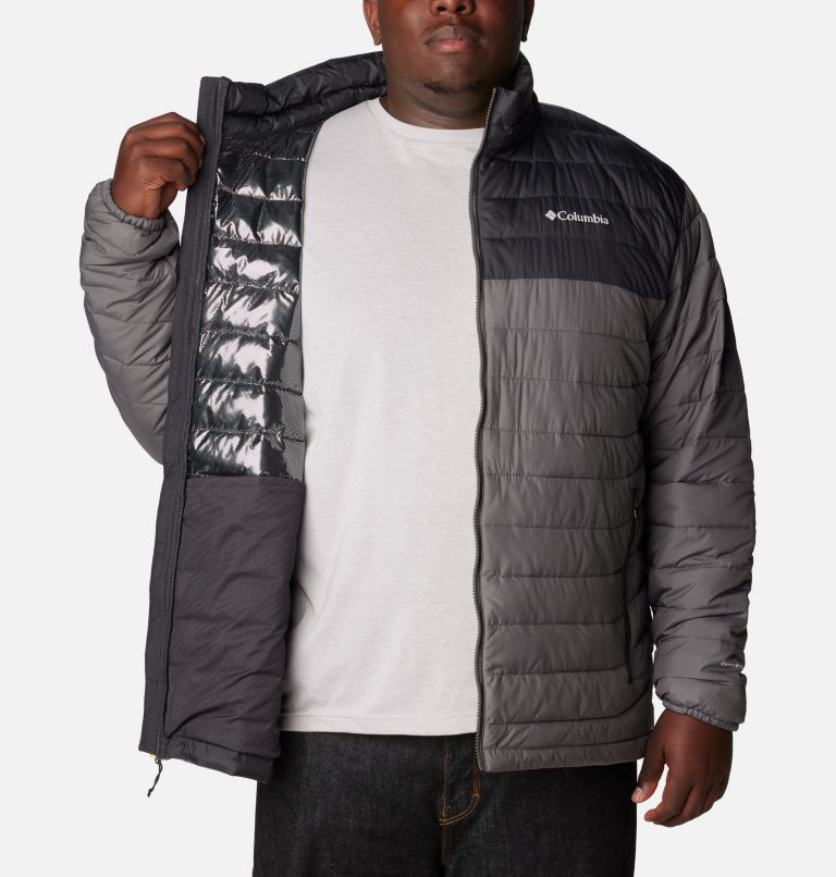 Men's Powder Lite II Jacket - Big, Color: City Grey, Shark, image 5