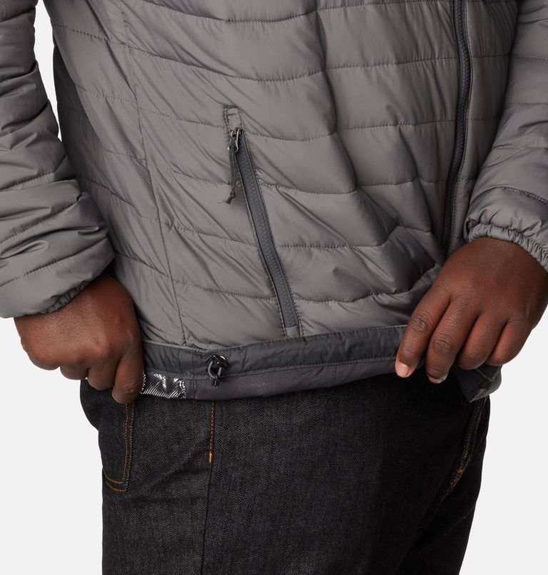 Men's Powder Lite II Jacket - Big, Color: City Grey, Shark, image 7