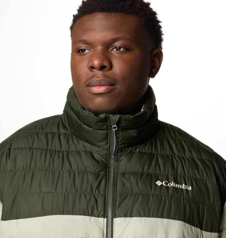 Men's Powder Lite II Jacket - Big, Color: Safari, Greenscape, image 5