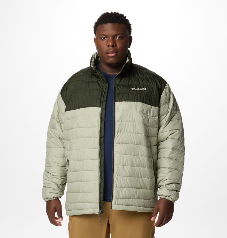 Men's Powder Lite II Jacket - Big, Color: Safari, Greenscape, image 8