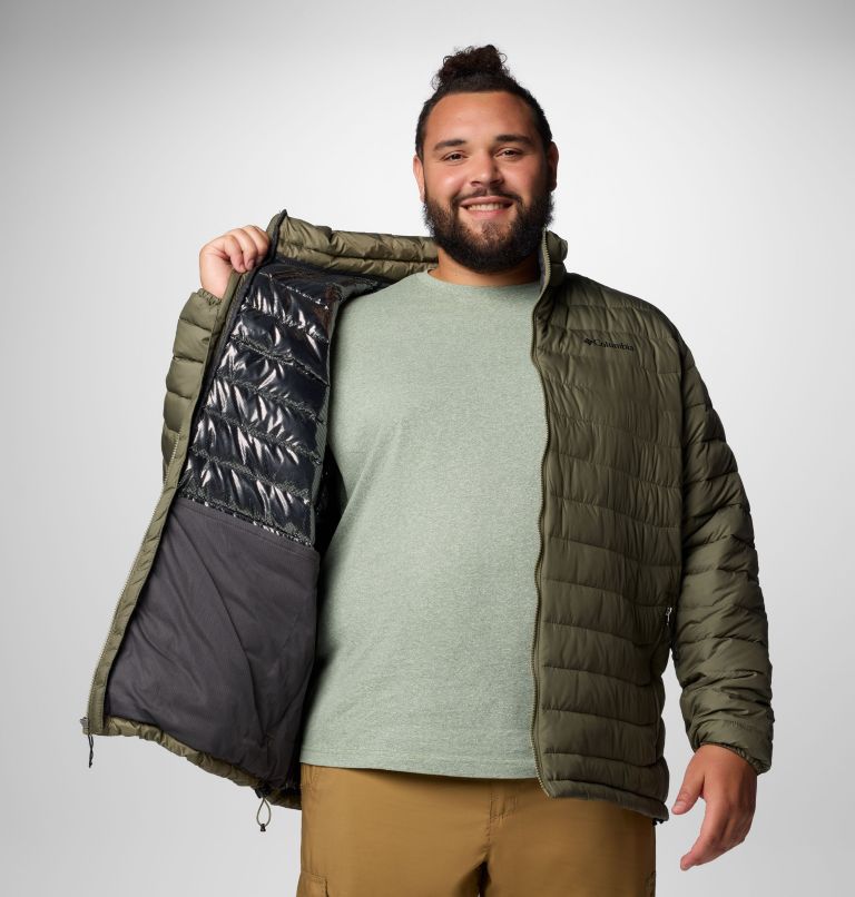 Men's Powder Lite II Jacket - Big, Color: Stone Green, image 6