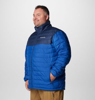 Powder Lite II isolierte Jacke für Männer – erweiterte Größenauswahl, Color: Mountain Blue, Collegiate Navy, image 8