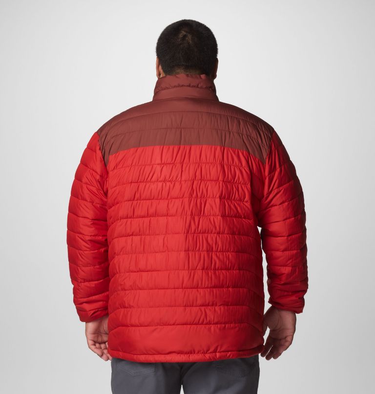 Men's Powder Lite II Jacket - Big, Color: Sail Red, Spice, image 2