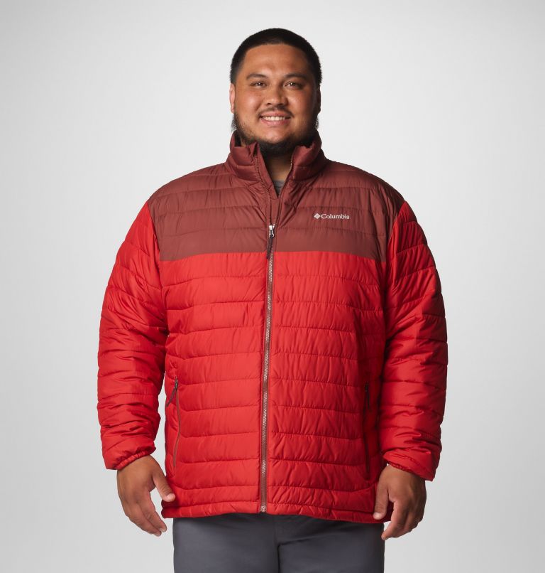 Men's Powder Lite II Jacket - Big, Color: Sail Red, Spice, image 1