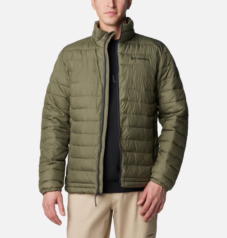 Men's Powder Lite II Jacket - Tall, Color: Stone Green, image 8