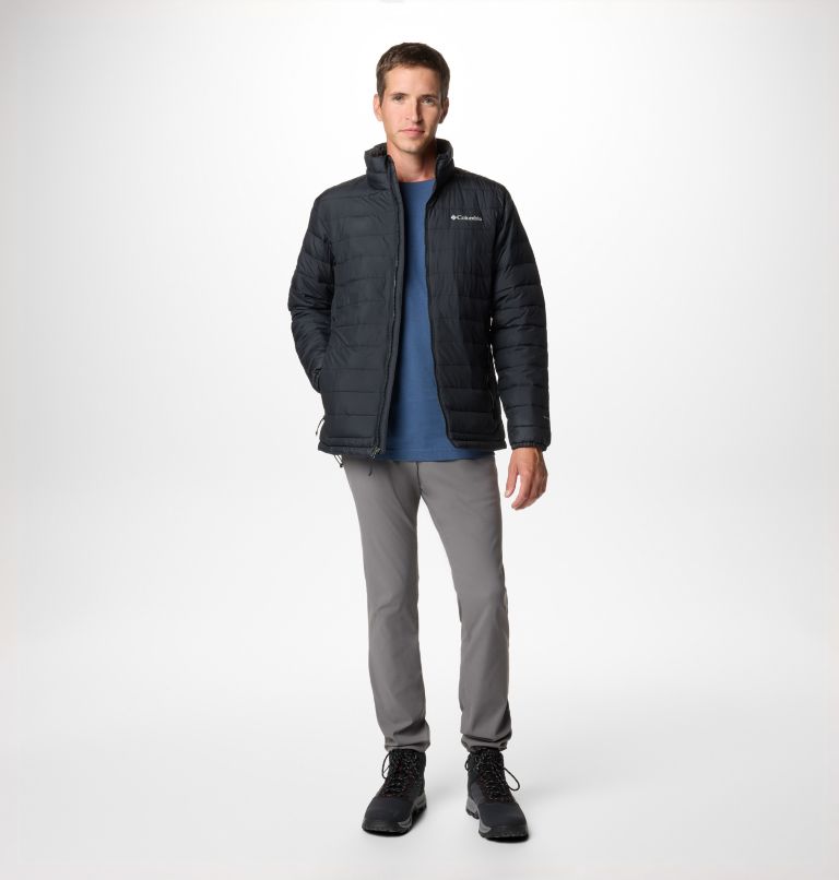 Men’s Powder Lite II Insulated Jacket, Color: Black, image 3