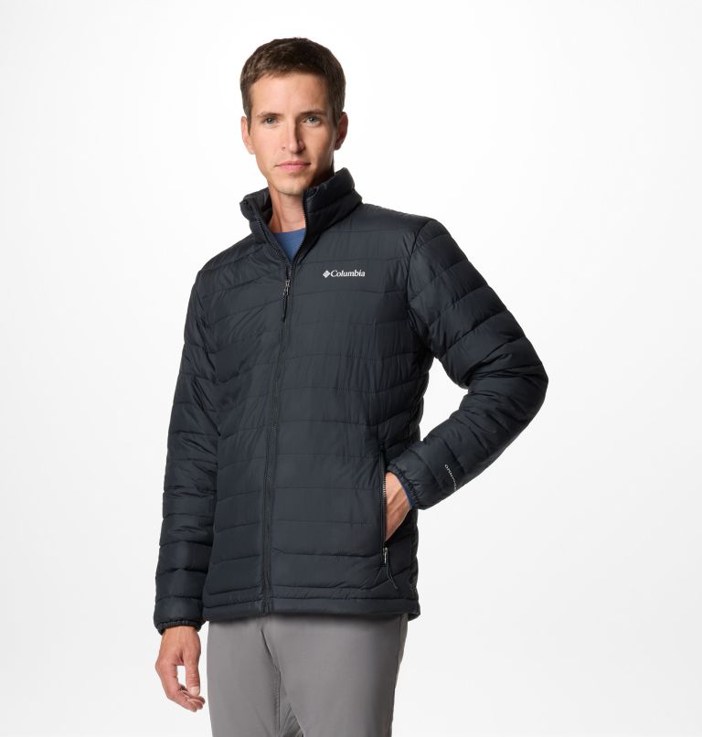 Men’s Powder Lite II Insulated Jacket, Color: Black, image 4