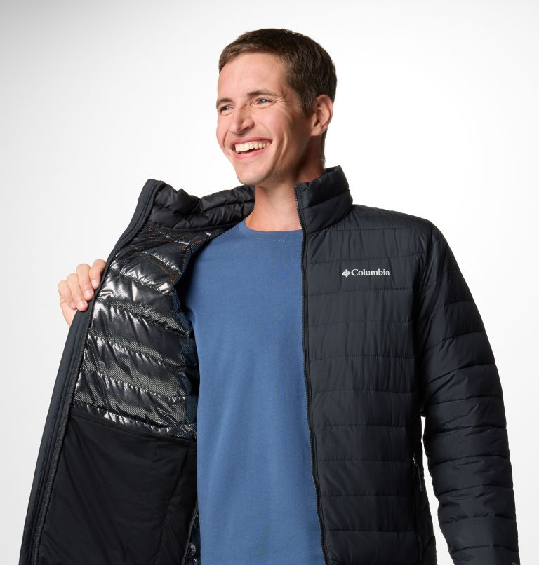 Men’s Powder Lite II Insulated Jacket, Color: Black, image 6