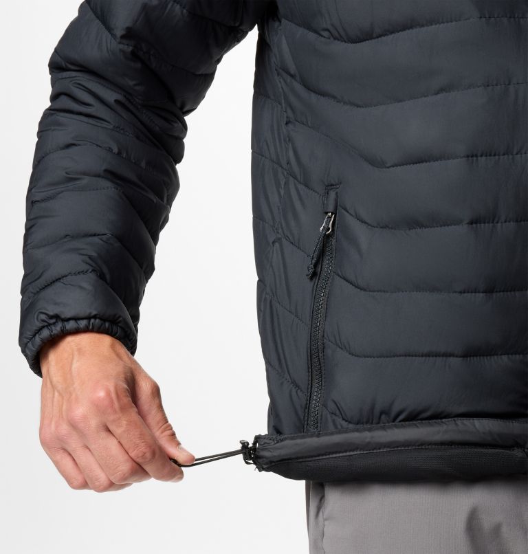 Men’s Powder Lite II Insulated Jacket, Color: Black, image 7