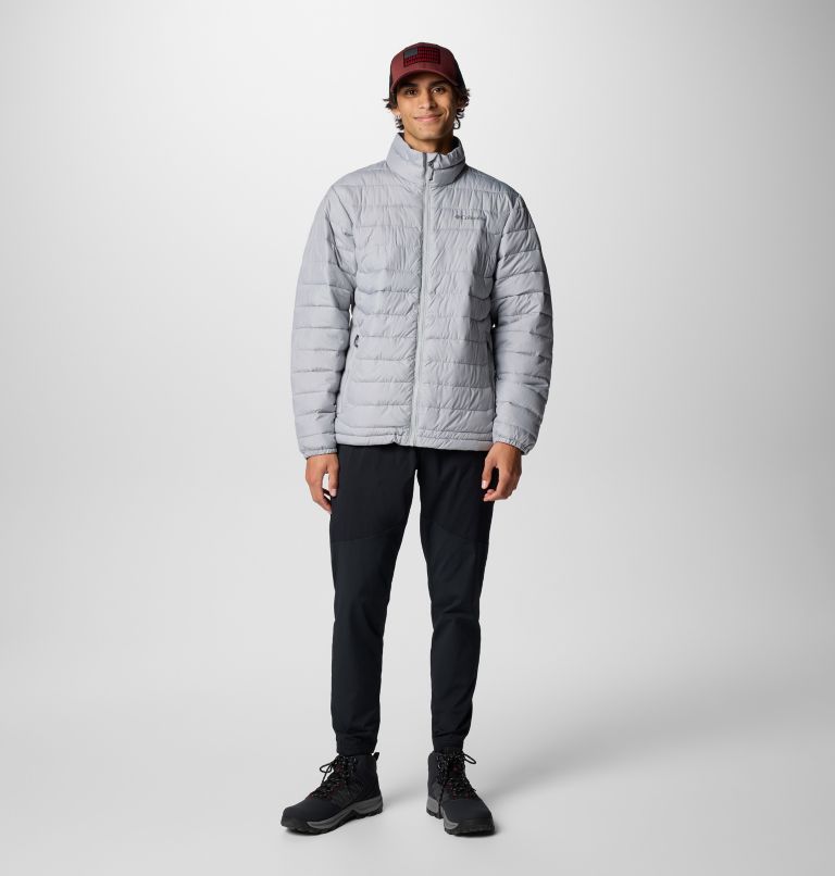 Men’s Powder Lite II Insulated Jacket, Color: Columbia Grey, image 3