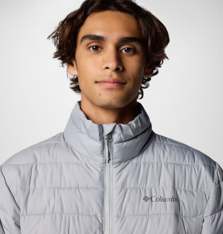 Men’s Powder Lite II Insulated Jacket, Color: Columbia Grey, image 5