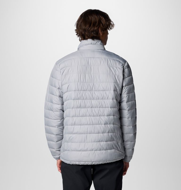 Men’s Powder Lite II Insulated Jacket, Color: Columbia Grey, image 2