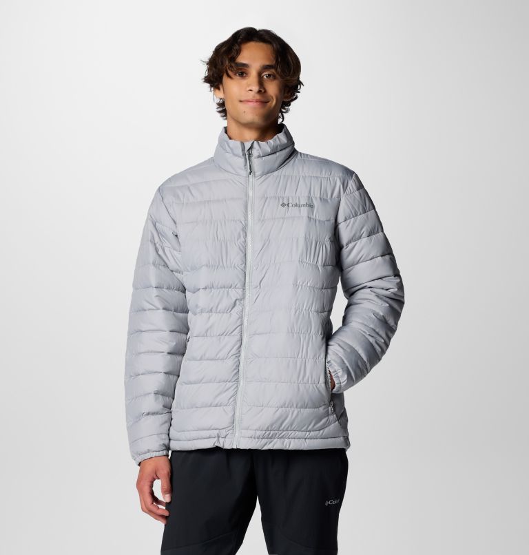 Light gray columbia jacket best sale