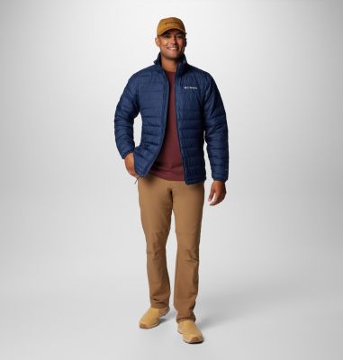 Chaqueta con aislamiento Powder Lite II para hombre, Color: Collegiate Navy, image 35