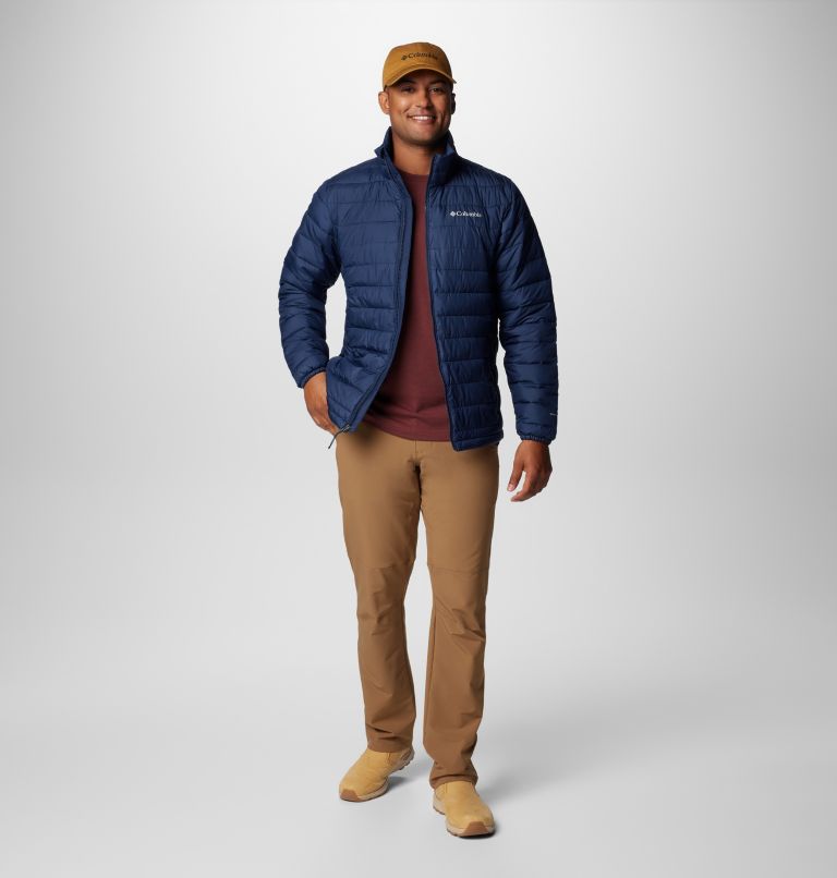 Men’s Powder Lite II Insulated Jacket, Color: Collegiate Navy, image 3