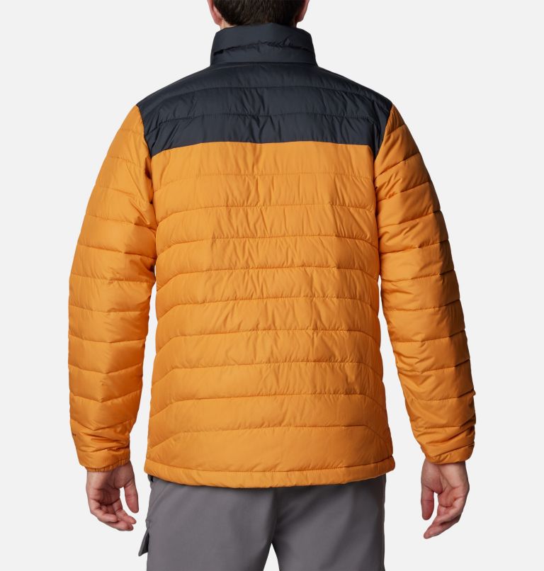 Men’s Powder Lite II Insulated Jacket, Color: Sunstone, Shark, image 2