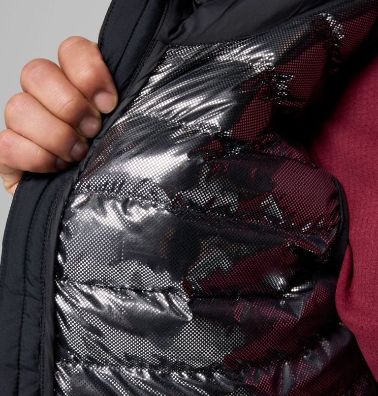 Men's Powder Lite II Vest, Color: Canoe, Black, image 6