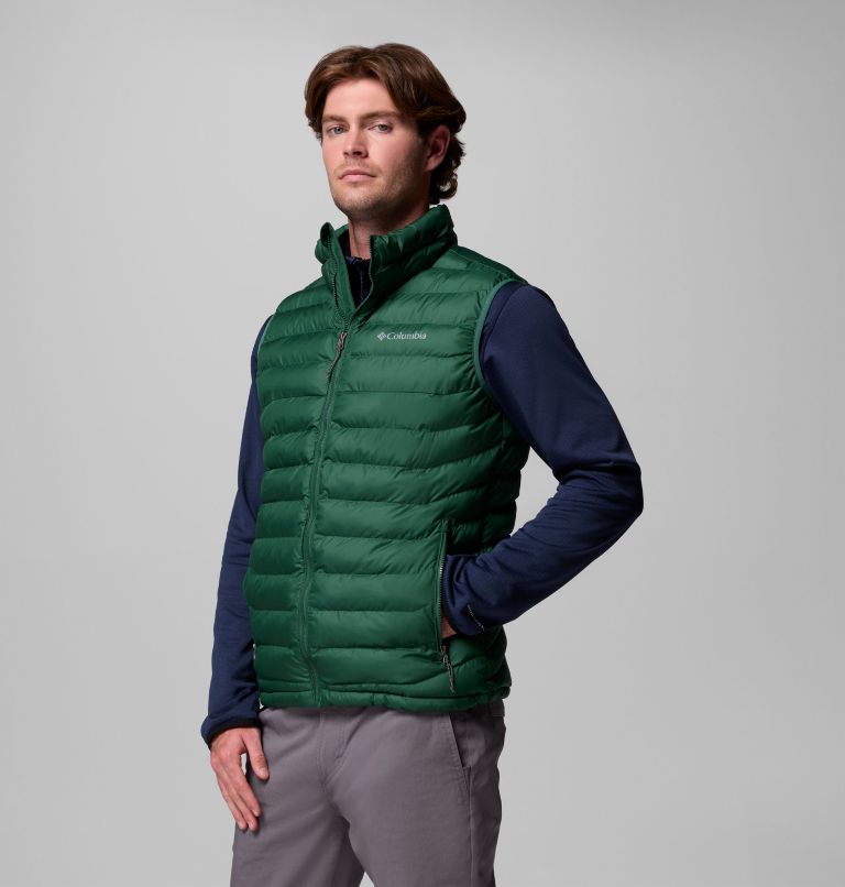 Men's Powder Lite II Vest, Color: Rain Forest, image 4