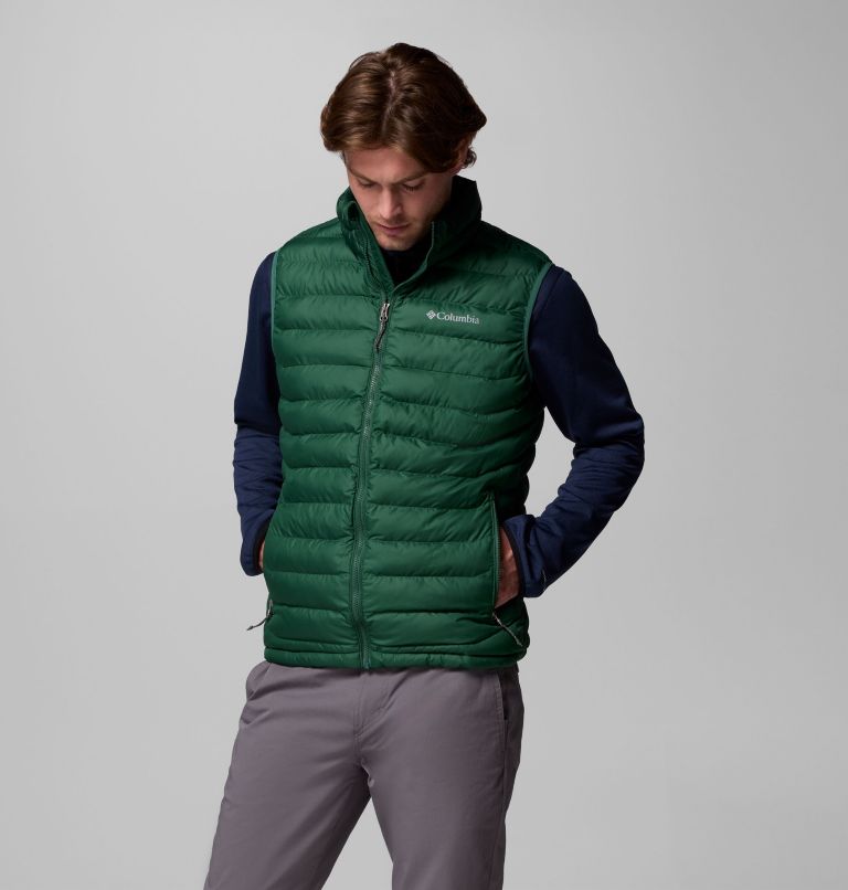 Men's Powder Lite II Vest, Color: Rain Forest, image 5